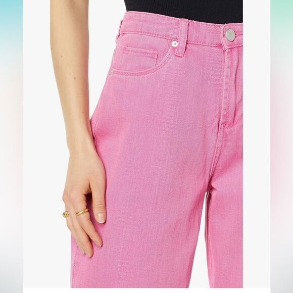 Blank NYC The Baxter Straight leg Pink denim New Size 29 - Picture 3 of 9